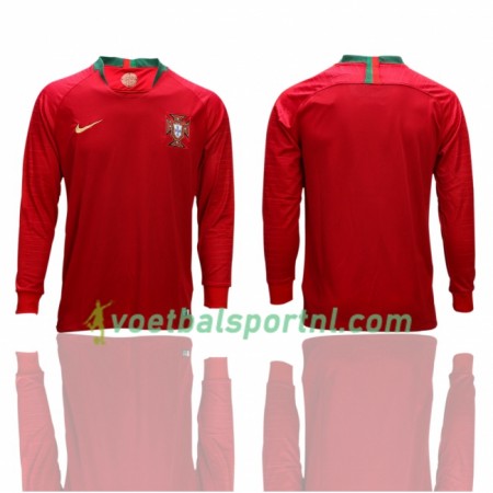 Portugal Thuis Shirt WK voetbal 2018 L/S